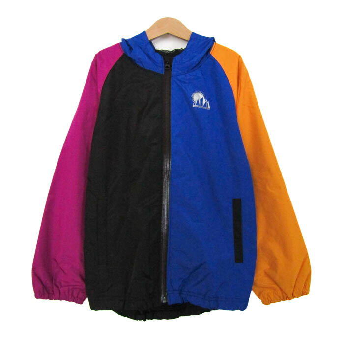 F.O.KIDS エフオーキッズ マウンテンパーカー ジャケット アウター キッズ 男の子用 140サイズ 黒×青×..