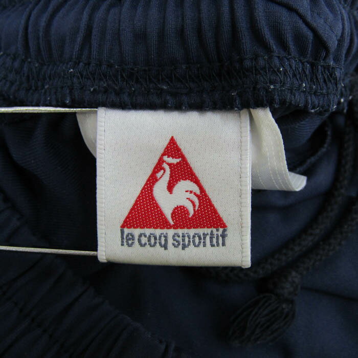 【全品39％OFFクーポン配布中】le coq sportif ルコックスポルティフ ショートパンツ ボトムス スポーツウエア 大きいサイズ メンズ Oサイズ ネイビー 【中古】