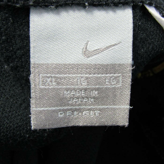 NIKE ナイキ ショートパンツ ボトムス ドライフィット スポーツウエア 大きいサイズ 日本製 メンズ XLサイズ ブラック 【中古】