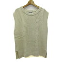 ROPE' ロペ ベスト ジャケット アウター アランニット レディース 38サイズ 生成 【中古】