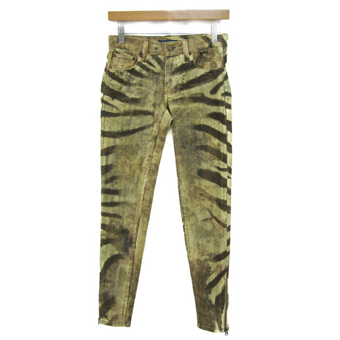 【全品39％OFFクーポン配布中】RALPH LAUREN ラルフローレン スキニーパンツ ボトムス 裾ファスナー キ..