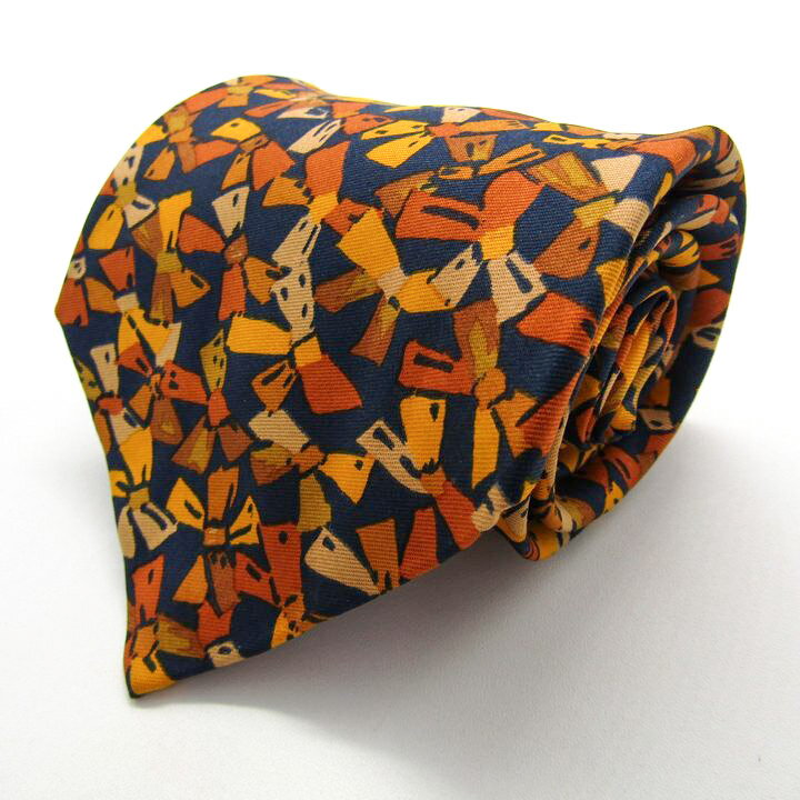 【全品39％OFFクーポン配布中】YVES SAINT LAURENT イヴ・サンローラン ブランド ネクタイ リボン柄 総..