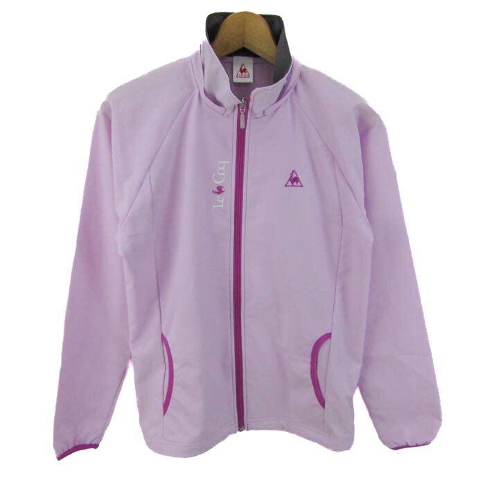 le coq sportif ルコックスポルティフ ジャージ上 トラックジャケット スポーツウエア アウター レディース Lサイズ ピンク 【中古】(4)