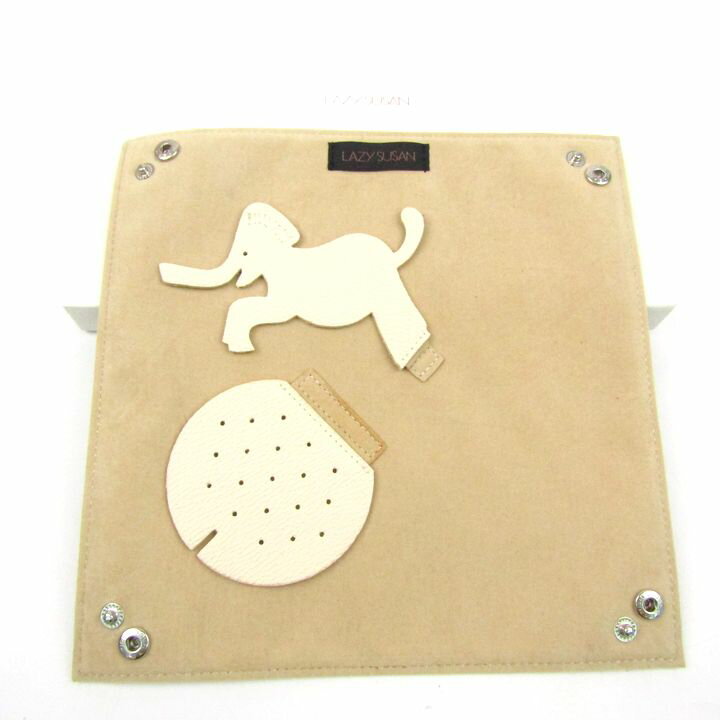 LAZY SUSAN レイジースーザン アニマル ジュエリートレー ゾウ アクセサリートレー ブランド 雑貨 レディース ベージュ 【中古】