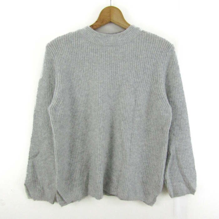 【全品39％OFFクーポン】ZARA ザラ セーター トップス 長袖 ニット キッズ 女の子用 11-12/152cmサイズ グレー 【中古】