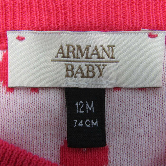 ARMANI baby ����ޡ��� �٥ӡ� �����ǥ����� �ȥåץ� �٥ӡ� ���λ��� 12M������ �ԥ� ����š�