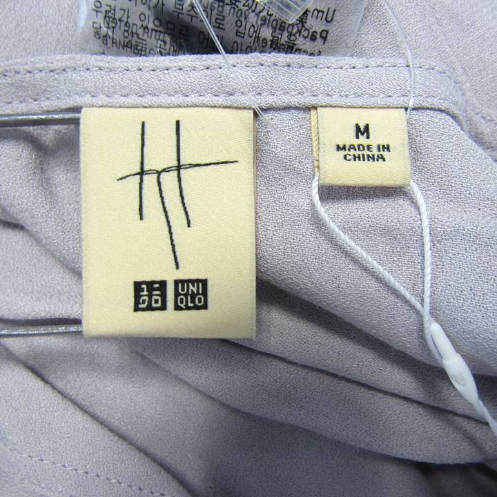 【楽天スーパーSALE 50％OFF】UNIQLO ユニクロ タイバックライトコート 未使用 HANATAJIMAコラボ アウター レディース Mサイズ グレー 【中古】 barce-13260234 barce サンプル画像3