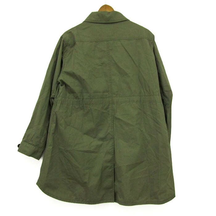 barceのUNTITLED アンタイトル ミリタリーコート アウター シャツジャケット 大きいサイズ レディース 4サイズ カーキ 【中古】｜アングル2