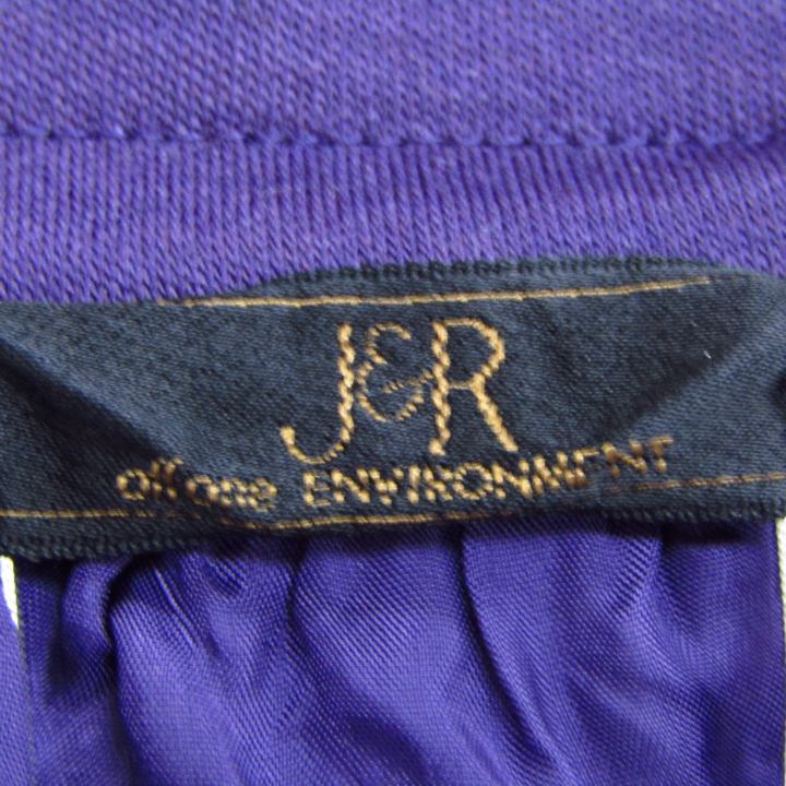 barceのJ&R ジェイアンドアール セットアップ ウール混 上下セット 日本製 レディース Fサイズ パープル 【中古】｜アングル3