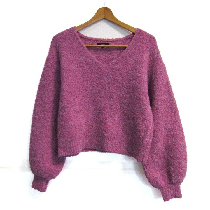 【状態追記】 若干ほつれ箇所あり 【付属品】 なし / 商品サイズ (こちらのサイズ表記は平置き採寸のサイズです。) 表記サイズ肩幅着丈身幅袖丈 F約54cm約49cm約58cm約57cm サイズガイドはこちら /商品詳細 ブランド名 riendaリエンダ 特徴 --- 素材 素材タグを撮影しておりますので、ご確認下さいませ。 色 ピンク 性別タイプ レディース 生産国 --- 商品番号 rs42437 類似商品