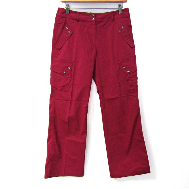 樂天商城 - Munsing wear マンシングウェア カーゴパンツ ロングパンツ ゴルフウエア ブランド ボトムス レディース 11サイズ ピンク 【中古】