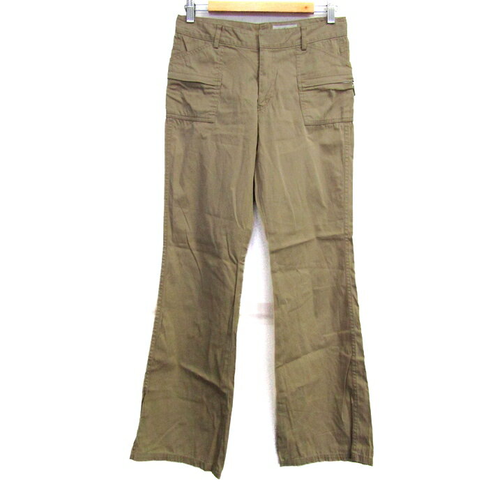 樂天商城 - GERARD DAREL ジェラールダレル ロングパンツ ストレッチ ブランド ボトムス 日本製 レディース 9サイズ ベージュ 【中古】