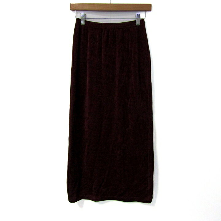 Cannery Row キャナリィロウ ロングスカート ナロースカート 未使用 ストレッチ ボトムス 日本製 レディース 9サイズ エンジ 【中古】