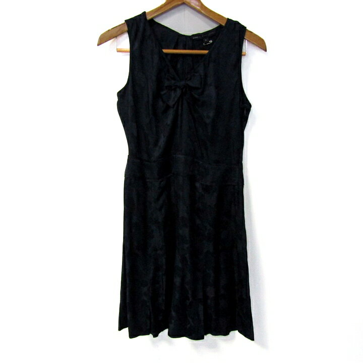 樂天商城 - MARC BY MARC JACOBS マークバイマークジェイコブス ワンピース 未使用 シルク ノースリーブトップス レディース 6サイズ ネイビー 【中古】