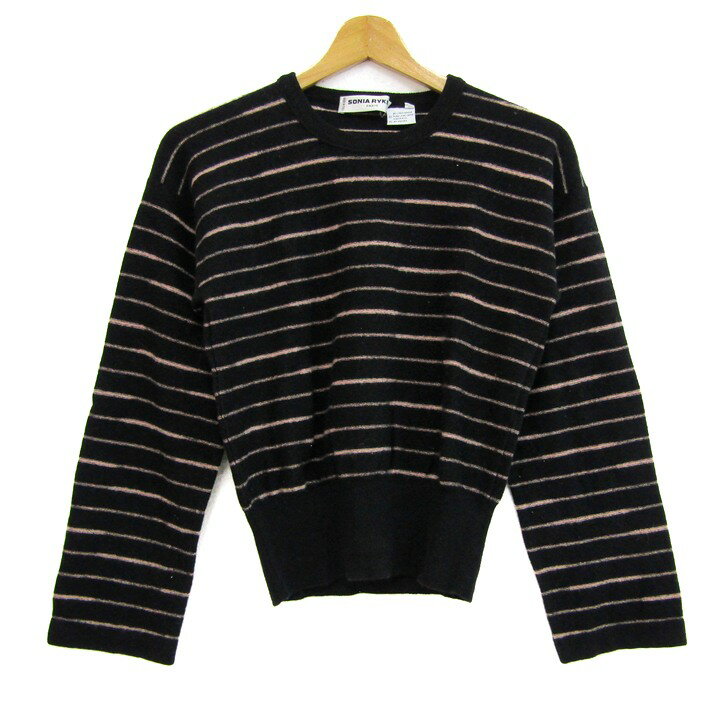 良品　SONIA RYKIEL ソニアリキエル　ニット　セーター　ボーダー　40 良品 SONIA RYKIEL ソニアリキエル ニット セーター ボーダー 40