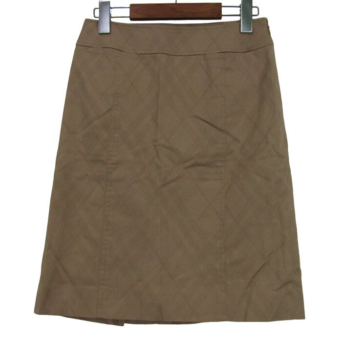 BURBERRY バーバリー 台形スカート ストレッチ ブランド ボトムス レディース 36サイズ ベージュ 中古 barce-13272416 barce サンプル画像2