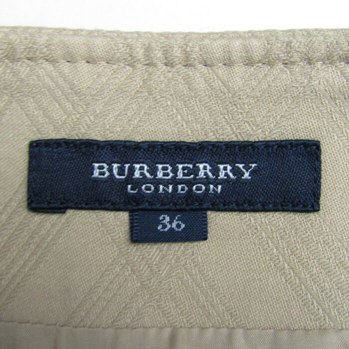 BURBERRY バーバリー 台形スカート ストレッチ ブランド ボトムス レディース 36サイズ ベージュ 中古 barce-13272416 barce サンプル画像3