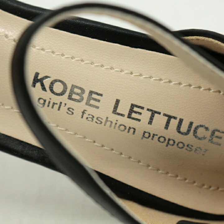 KOBELETTUCE 神戸レタス パンプス ハイヒール ストラップ ブランド シューズ 靴 黒...