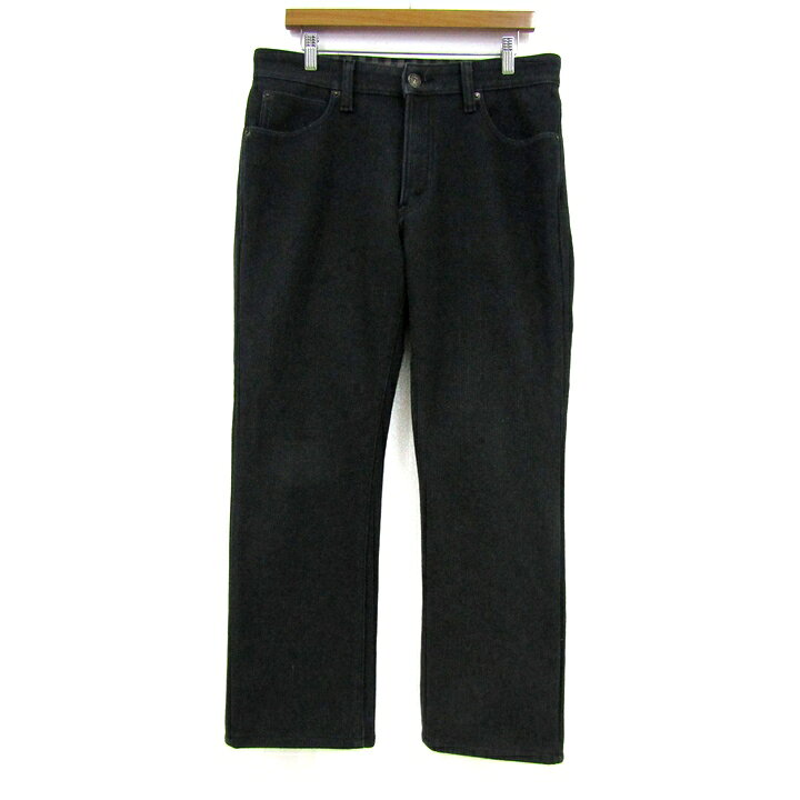 EDWIN エドウィン パンツ ボトムス 起毛 503WFD 千鳥格子柄 日本製 メンズ 33サイズ ダークグレー 【中古】