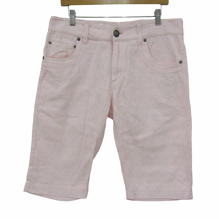 樂天商城 - GOTCHA ガッチャ ハーフパンツ ボトムス メンズ Lサイズ ピンク 【中古】