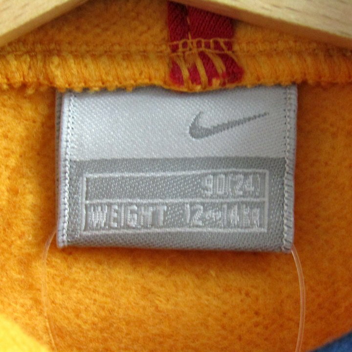 NIKE ナイキ パーカー 長袖 スウェット トップス ベビー 男の子用 90サイズ イエロ...