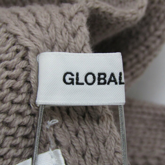 GLOBAL WORK グローバルワーク ニットベスト 深Vネック 2WAY ビッグシルエット レディース Fサイズ チャコール 【中古】 barce-13278213 barce サンプル画像3