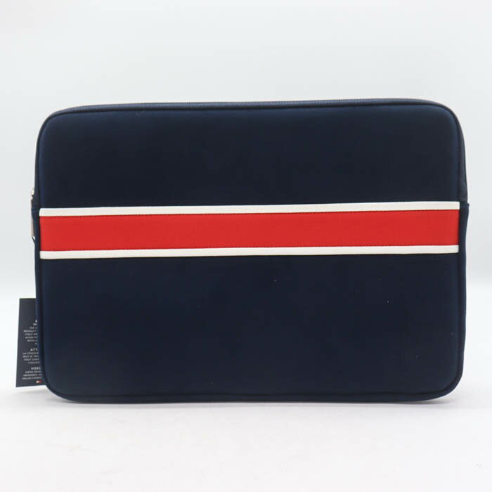 【39％OFFクーポン配布中 7/19 20:00〜7/26 01:59】TOMMY HILFIGER トミーヒルフィガー PCケース ガジェットケース 2点セット 未使用 マルチケース まとめて レディース ネイビー 【中古】 barce-13278571 barce サンプル画像2