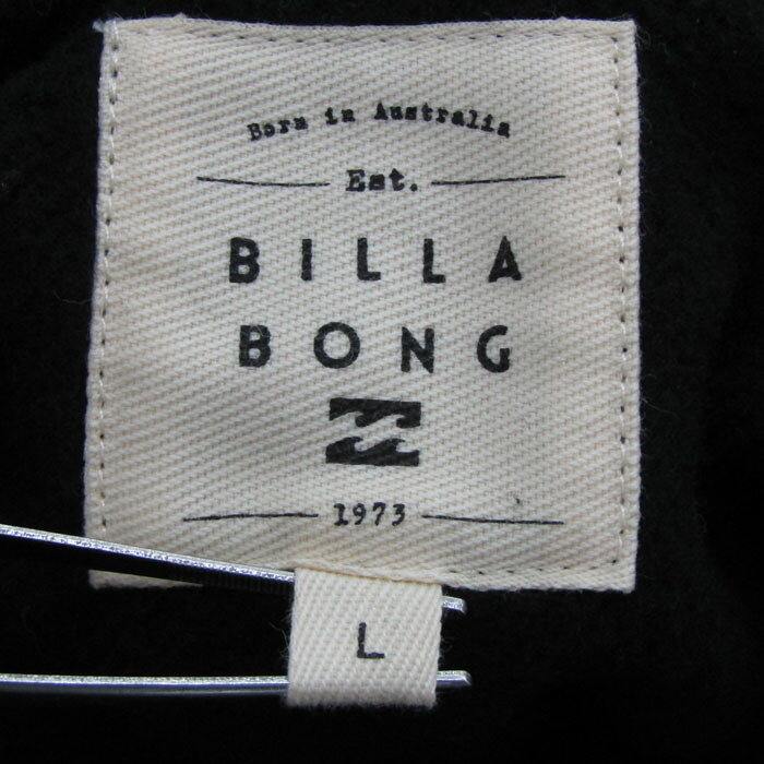 【楽天スーパーSALE 50％OFF】BILLABONG ビラボン パーカー トップス 長袖 プルオーバー スウェット レディース Lサイズ ブラック 【中古】 barce-13279366 barce サンプル画像3