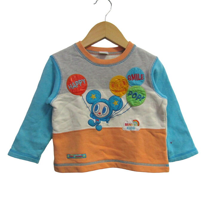 【楽天スーパーSALE 50％OFF】MIKI-K ミニケー スウェット トレーナー トップス ベビー 男の子用 90サイズ マルチカラー 【中古】