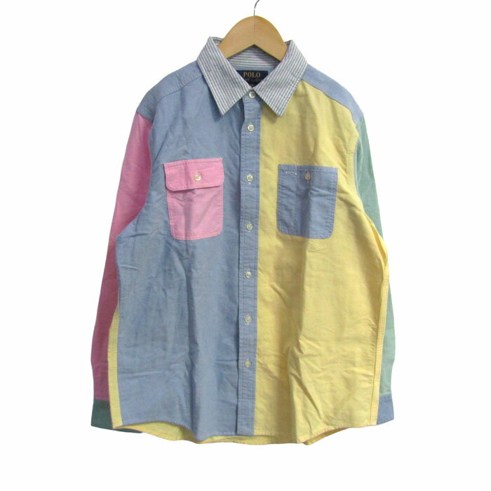 POLO RALPH LAUREN ポロラルフローレン 長袖シャツ トップス クレイジー キッズ 男の子用 L/G(14-16)サイズ マルチカラー 