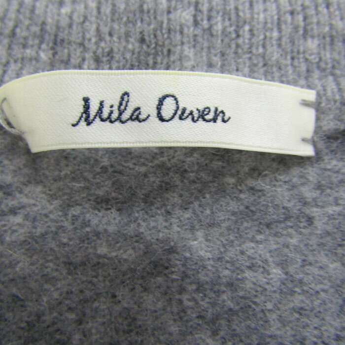 【楽天スーパーSALE 50％OFF】Mila Owen ミラオーウェン ニット トップス 長袖 Vネック セーター レディース グレー 【中古】 barce-13285804 barce サンプル画像3