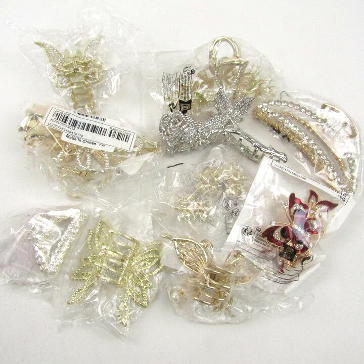 【39％OFFクーポン配布中 8/4 20:00〜8/11 01:59】ヘアアクセサリー 10点セット 未...