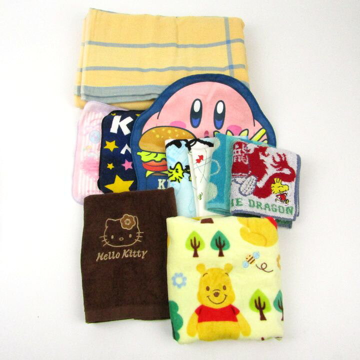 【39％OFFクーポン配布中 10/4 20:00〜10/9 01:59】ハンドタオル 10点セット ハロ...