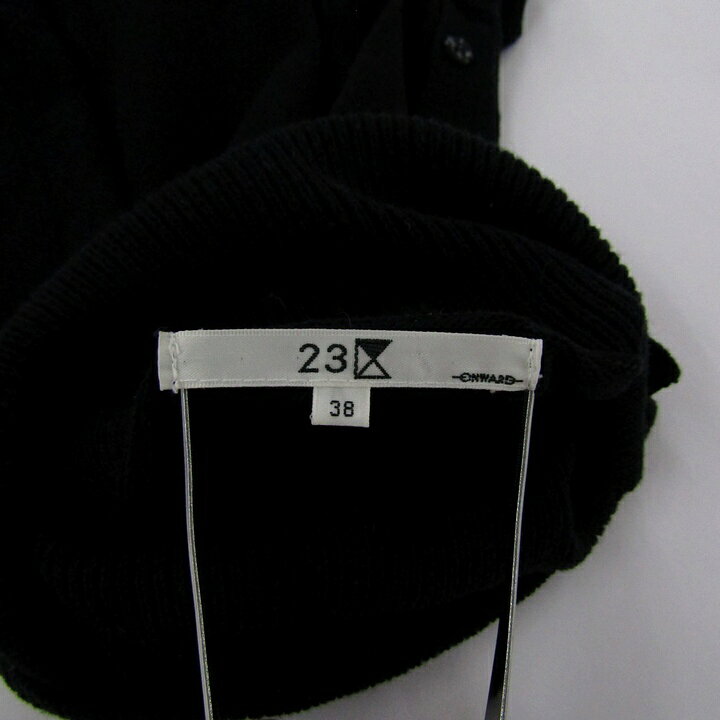 23区 ニジュウサンク ニット トップス 七分袖 タートルネック セーター レディース 38サイズ ブラック 【中古】 barce-13289271 barce サンプル画像3