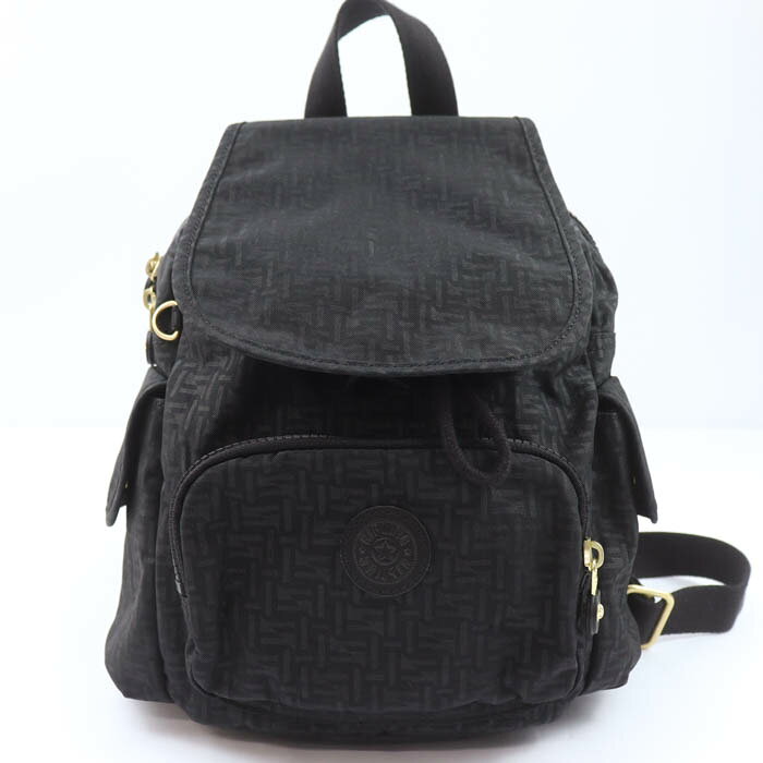 【中古】　Kipling リュックサック ブラック　大容量 楽天市場】キプリング リュック 中古の通販