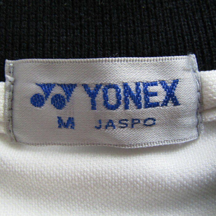 barceのYONEX ヨネックス ポロシャツ トップス 半袖 ゴルフウエア 日本製 レディース Mサイズ ホワイト×グレー 【中古】｜アングル3