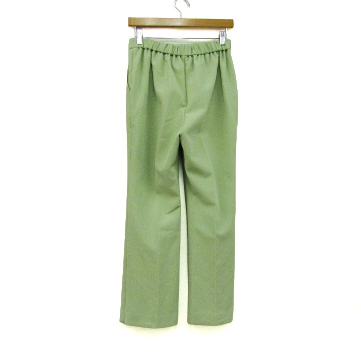 【39％OFFクーポン配布中 9/19 20:00〜09/24 01:59】ROPE PICNIC ロペピクニック パンツ ボトムス センタープレス 未使用品 レディース 36サイズ グリーン 【中古】 barce-13291466 barce サンプル画像2