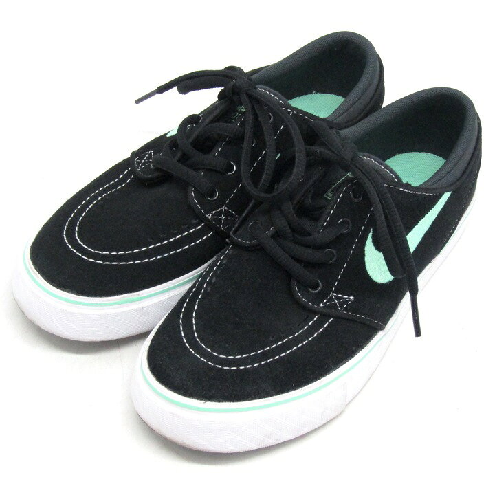 【39％OFFクーポン配布中 9/19 20:00〜09/24 01:59】NIKE ナイキ SB スニーカー ローカット Stefan Janoski 525104-035 シューズ 靴 キッズ 男の子用 22.5サイズ ブラック 【中古】