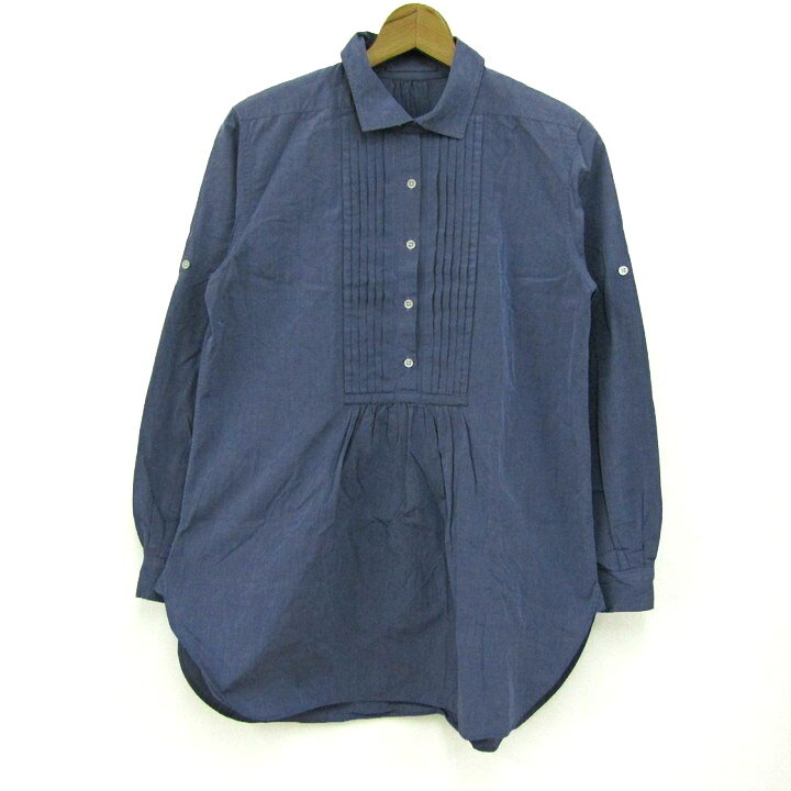 楽天市場】マーガレットハウエル シャツ（カラーブルー）（トップス