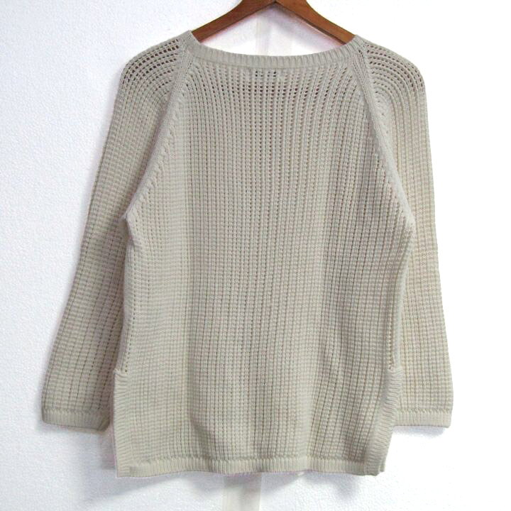 23区 ニジュウサンク ニット トップス ワッフル編み レディース 38サイズ ホワイト 【中古】 barce-13297005 barce サンプル画像2