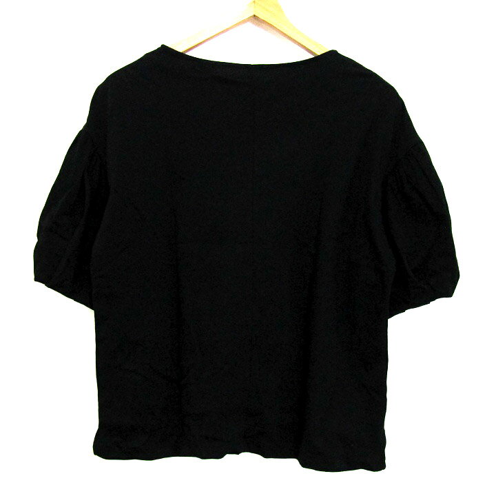 ROPE PICNIC ロペピクニック カットソー シャツ トップス 半袖 レディース 38サイズ ブラック 【中古】 barce-13298658 barce サンプル画像2