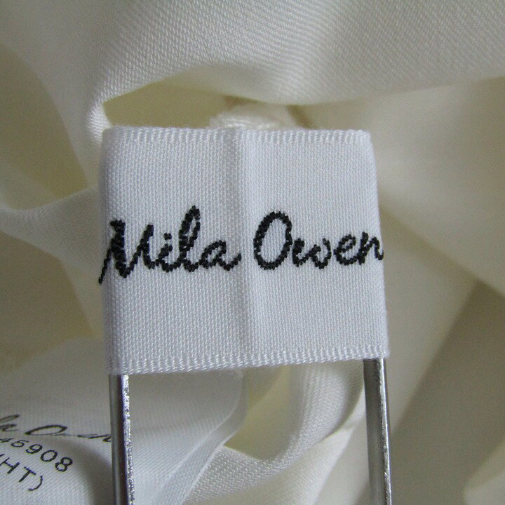Mila Owen ミラオーウェン ブラウス シャツ トップス 長袖 ハイネック レディース ホワイト 【中古】 barce-13299317 barce サンプル画像3