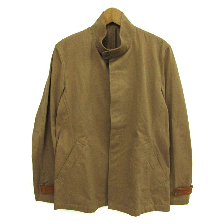 TAKEO KIKUCHI タケオキクチ ブルゾン スタンドカラージャケット アウター メンズ 3サイズ ベージュ 【中古】