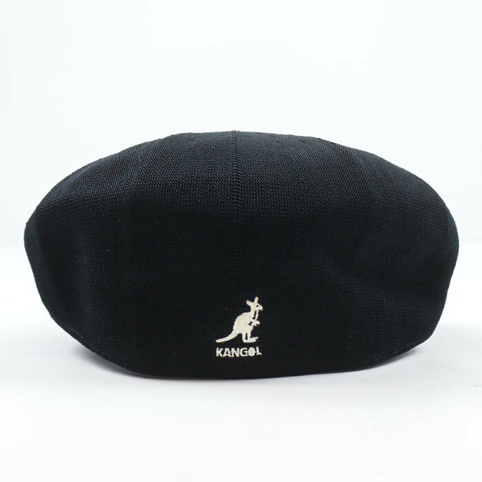 KANGOL カンゴール ベレー帽 メッシュ ロゴ 帽子 ブランド メンズ Lサイズ ブラッ...