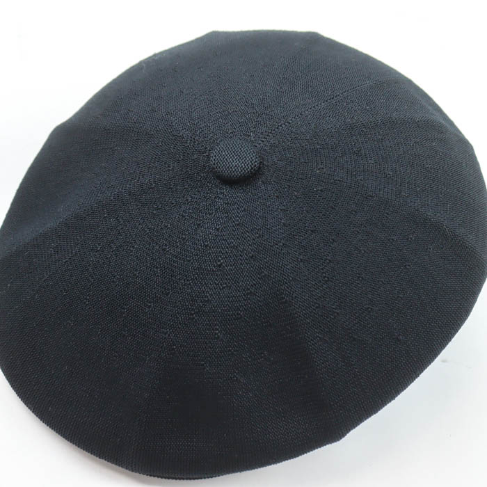KANGOL カンゴール ベレー帽 メッシュ ロゴ 帽子 ブランド メンズ Lサイズ ブラッ...