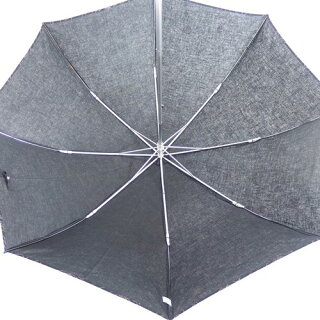 晴雨兼用傘レディース国産日本製日傘雨傘折たたみ傘綿麻生地グリッタープリント傘ファッション雑貨女性用コーデ日焼け対策