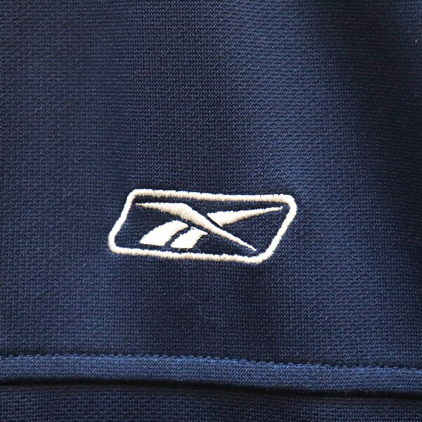 リーボック Reebok XLサイズ ワンポイント メンズ ジャージ セットアップ ネイビー ブランド古着 【中古】