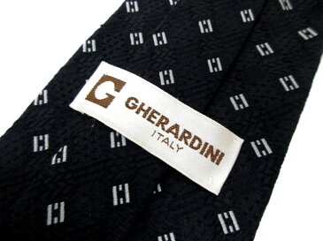 ブランド ネクタイ 【中古】GHERARDINI ゲラルディーニ 総柄 美品 メンズ プレゼント 【,r40889,】