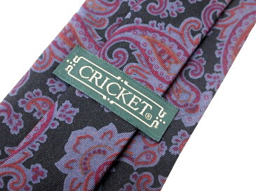 1000円 ポッキリ 送料無料 【中古】 ブランド 古着 ネクタイ CRICKET クリケット ペイズリー 美品 メンズ プレゼント 【,r49003,】