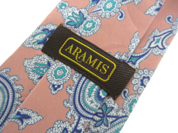 ブランド ネクタイ 【中古】ARAMIS アラミス ペイズリー柄 ネクタイ 良品 メンズ プレゼント 【,r58737,】